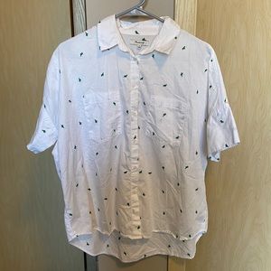 Madewell Button down cactus shirt